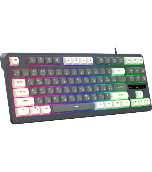 Клавиатура Oklick 711G проводная, USB Type-A, серый