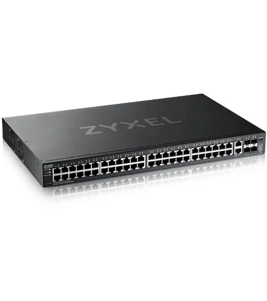 Коммутатор L3 Access Zyxel NebulaFlex Pro XGS2220-54, rack 19', 48xRJ-45: 1G, 2xRJ-45: 1/2.5/5/10G, 4xSFP+