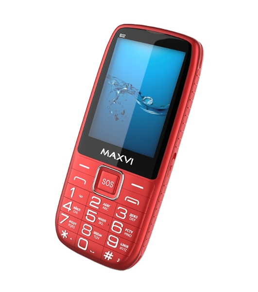 Мобильный телефон Maxvi B32 красный