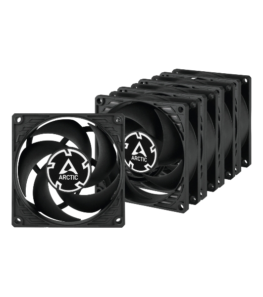Вентилятор для корпуса ARCTIC P8 Value Pack (черный/черный) (5pc) (ACFAN00153A)