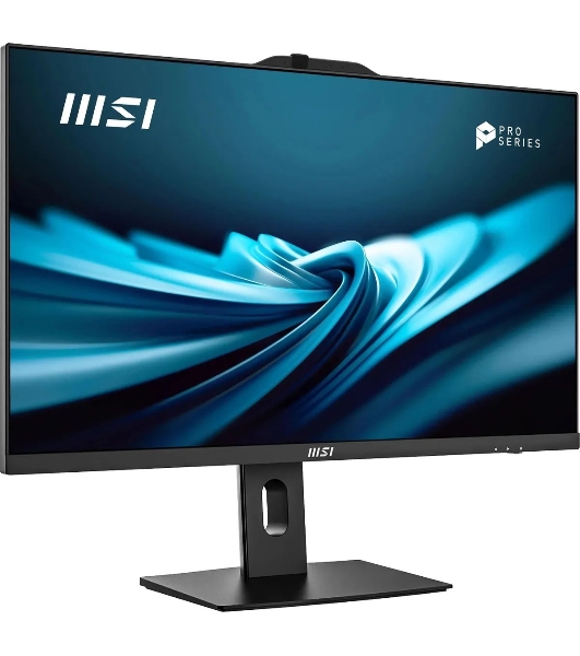 Моноблок MSI Pro AP272P 14M AiO 27' FHD(1920x1080)IPS AG Non-touch, Core i7-14700 (2.1GHz), 16Gb DDR5(2x8Gb), 512Gb SSD M.2, Intel UHD, WiFi, BT, camera, WirelessKB&mouse Eng/Rus,noOS,1y war-ty, черный (9S6-AF8321-800)