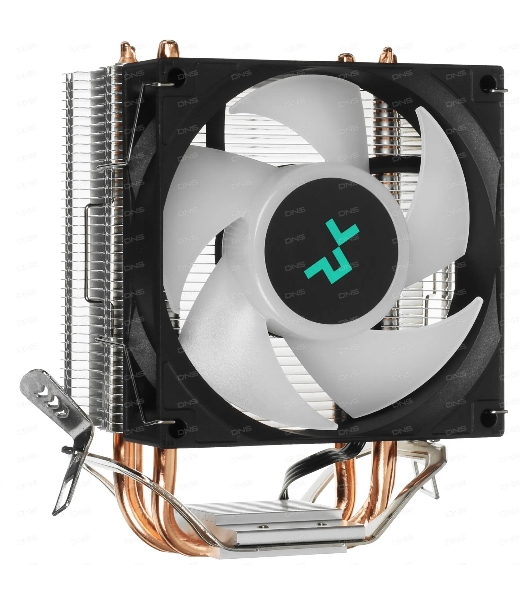 Кулер для процессора DEEPCOOL AG300 LED, 92 мм, алюминий/медь, 3050 об/мин, 30.5 дБ, 4 pin, 150 Вт, 129 мм