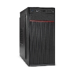 Компьютерный корпус Minitower ExeGate BAA-113U-AAA400 (mATX, БП AAA400 с вент. 8см, 2хUSB+1хUSB 3.0, аудио, черный), фото 1