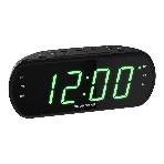 Радиочасы Soundmax SM-1562U (черный с зеленым), фото 1