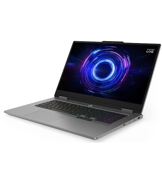 Ноутбук Lenovo LOQ 17IRX10 Core i5 13450HX 16Gb SSD512Gb NVIDIA GeForce RTX5050 8Gb 17.3' IPS FHD (1920x1080) без ОС grey WiFi BT Cam (83JH0089RK)