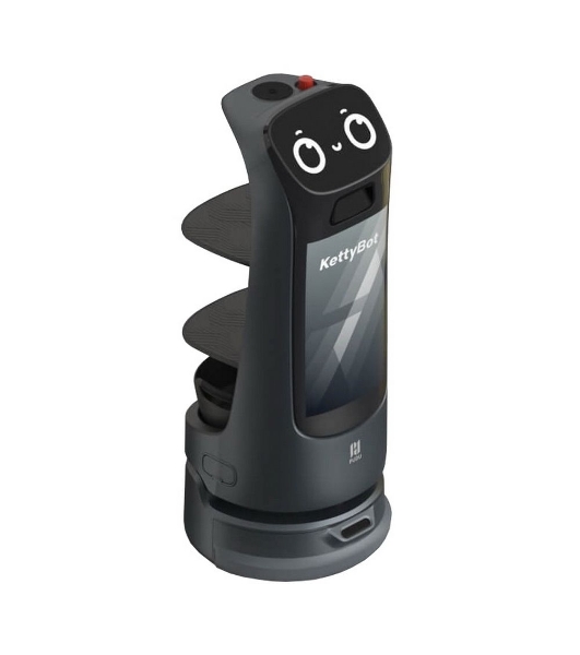 Сервисный робот-доставщик PuduRobotics модели KettyBot Pro (черный)