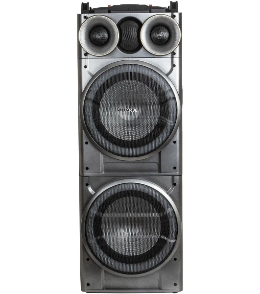 Минисистема SUPRA SMB-2150 черный 1200Вт FM USB BT SD (в комплекте: активн.+пассив.колонки)