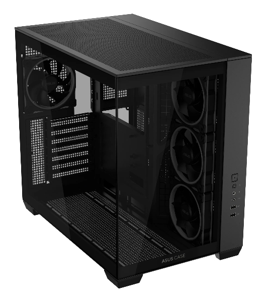Корпус ASUS A32 Plus, Midi-Tower, чёрный, 4 x 120 мм