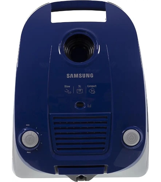 Пылесос Samsung VCC4140V3A синий, 320/1600 Вт, уборка сухая, пылесборник мешок 3 л