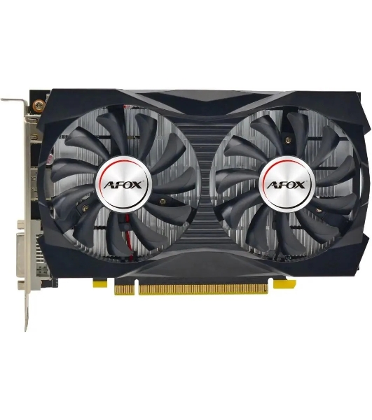 Видеокарта AFOX Geforce GTX1050 4Gb GDDR5 128Bit DVI/HDMI/DP LP Dual Fan (AF1050-4096D5H4-V2)