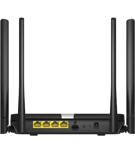 Роутер беспроводной Cudy LT500 AC1200 10/100BASE-TX/4G cat.4 черный