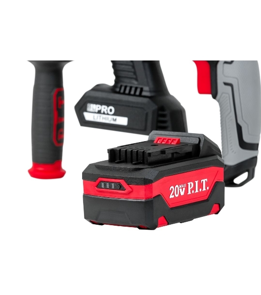 Перфоратор P.I.T. PBH20H-22B/1, SDS-plus, 20 В, 1.8 Дж, от аккумулятора