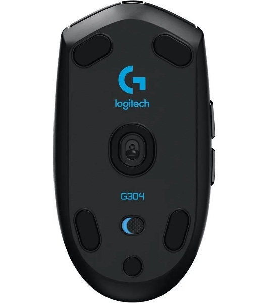 Мышь беспроводная Logitech G304 Lightspeed черный, 12000 dpi, радиоканал, USB, кнопки - 6
