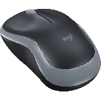 Мышь беспроводная Logitech M185 серый/черный, 1000 dpi, радиоканал, USB, кнопки - 3, фото4