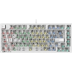 Клавиатура A4Tech Bloody MS76 проводная, USB Type-A, белый, фото 1