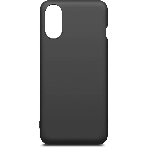 Чехол (клип-кейс) BORASCO Silicone Case для ZTE Blade A31 Plus черный (матовый), фото 1