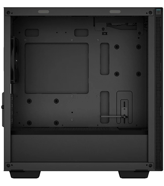 Компьютерный корпус Deepcool CH370 черный без БП mATX 1x120мм 1xUSB 2.0 1xUSB 3.0 audio bott PSU