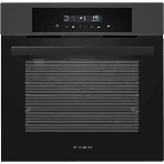 Шкаф духовой электрический Maunfeld AEOD60103G1, 60л, дверца с 3 стеклами, графит, фото 1