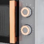 Микроволновая печь Vitek VT-MW1920 серый/золотистый, 20 л, 700 Вт, переключатели — поворотный механизм, фото7