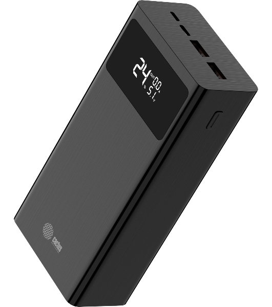 Портативный аккумулятор Cactus CS-PBFSKA-30000 30000mAh 22.5W 4.5A USB-A/USB-C черный