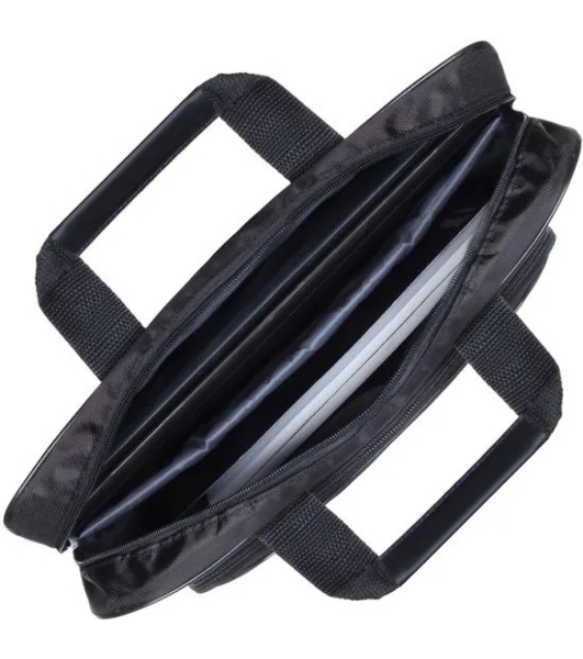 Сумка для ноутбука ExeGate EX264611RUS Office F1596 Black, черная, полиэстер, для ноутбуков до 15.6'