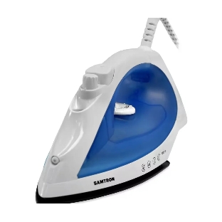 Утюг Samtron HG-5023B белый/синий, 1800 Вт, 20 г/мин, 80 г/мин, 160 мл