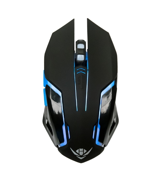 Мышь беспроводная Nakatomi MROG-20UR черный, 2400 dpi, радиоканал, USB, кнопки - 6