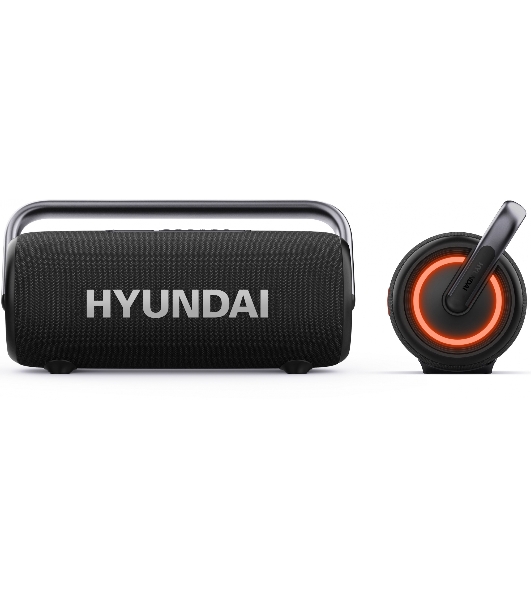 Колонка портативная Hyundai H-PS1029 черный 220W 4.1 BT 10м 4800mAh