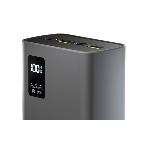 Портативный аккумулятор OLMIO QR-30, 30000mAh, 22.5W, QuickCharge3.0/PowerDelivery, LCD, серый, фото2