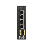 Коммутатор D-Link DIS-100G-5SW/A1A, 4×1 Гбит/с + 1×1 Гбит/с SFP, неуправляемый, фото 1