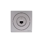 Розетка компьютерная СП OSEN RJ45 кат.6 механизм серый матовый LEZARD 743-7488-140, фото3