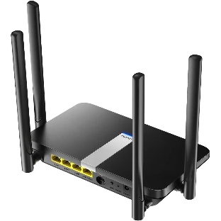 Роутер беспроводной Cudy LT500 AC1200 10/100BASE-TX/4G cat.4 черный