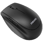 Мышь беспроводная Philips SPK7627 черный, 1600 dpi, радиоканал, Bluetooth, USB, кнопки - 5, фото2