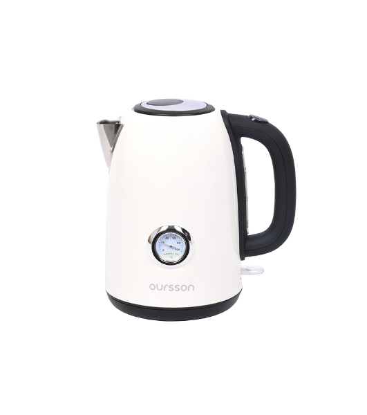 Чайник электрический Oursson KE1752M 1.7 л, 2200 Вт, слоновая кость корпус: металл/пластик (KE1752M/IV)