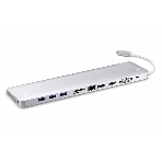 Док-станция ATEN UH3240-AT, USB, HDMI, HDMI/Ethernet/USB-A/USB-C/SDXC/SDHC/SD/microSDXC/microSDHC/microSD, USB Type-C, фото 1