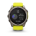 Умные часы Garmin Fenix 8 Solar Sapphire, 1.6' AMOLED, Wi-Fi, Bluetooth, NFC, 100м, серый / желтый, фото10