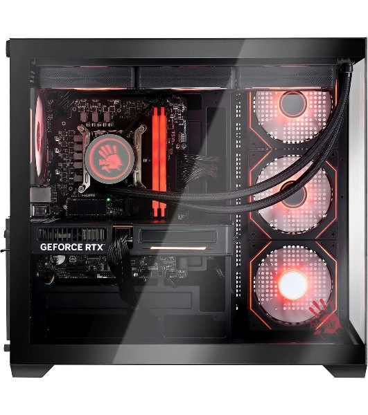 Компьютер Bloody BD-PC RAB84V2 TWR Ryzen 7 7700 (3.8) 32Gb SSD 1Tb RTX 5070 12Gb Win 11H 64 2.5xGbitEth 650W черный (RUS) (2142128)