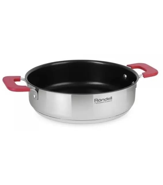 Набор 8 предметов Rondell RDS-1662, Кастрюли с/кр 20 см (3,0 л), 24 см (5,6 л), ковш с/кр 16 см (1,4 л), сотейник б/кр 2
