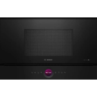 Микроволновая печь встраиваемая Bosch BFL9221B1 черный, 21 л, 900 Вт, переключатели - сенсор/поворотный механизм