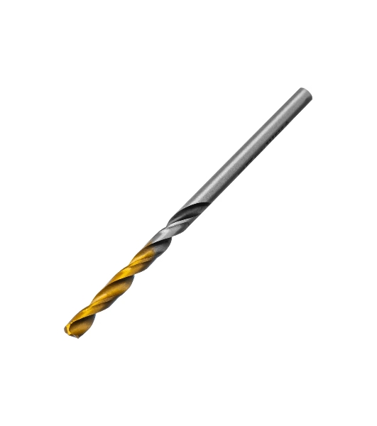 Сверло спиральное по металлу Denzel 3,2 x 65мм, Р6М5, Golden Tip, многогранная заточка, 2 шт.