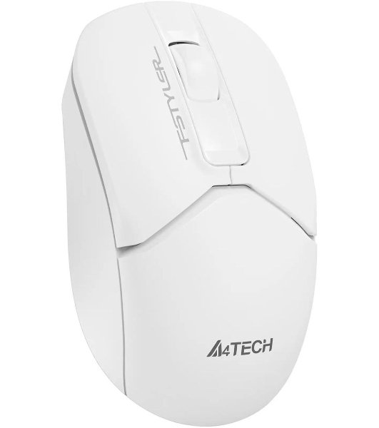 Мышь беспроводная A4Tech Fstyler FG12 белый, 1200 dpi, радиоканал, USB, кнопки - 3