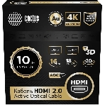 Кабель аудио-видео Cactus CS-HDMI-AOC-2-20 HDMI (m)/HDMI (m) 20м. позолоч.конт. черный, фото3