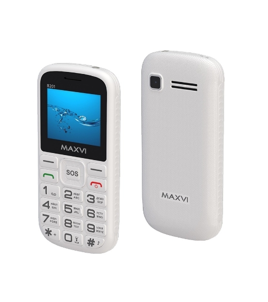 Мобильный телефон Maxvi B201 белый