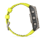 Умные часы Garmin Fenix 8 Solar Sapphire, 1.6' AMOLED, Wi-Fi, Bluetooth, NFC, 100м, серый / желтый, фото11