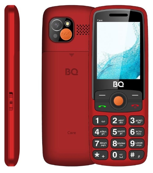 Мобильный телефон BQ 2459 Care красный