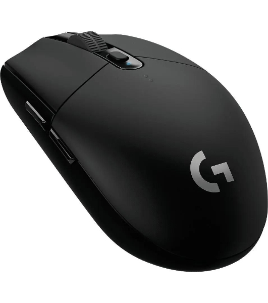 Мышь беспроводная Logitech G304 Lightspeed черный, 12000 dpi, радиоканал, USB, кнопки - 6