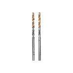 Сверло спиральное по металлу Denzel 3,2 x 65мм, Р6М5, Golden Tip, многогранная заточка, 2 шт., фото 1