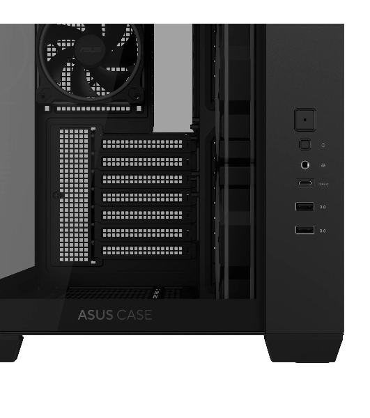 Корпус ASUS A32 Plus, Midi-Tower, чёрный, 4 x 120 мм