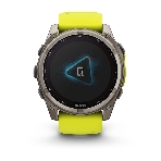 Умные часы Garmin Fenix 8 Solar Sapphire, 1.6' AMOLED, Wi-Fi, Bluetooth, NFC, 100м, серый / желтый, фото12