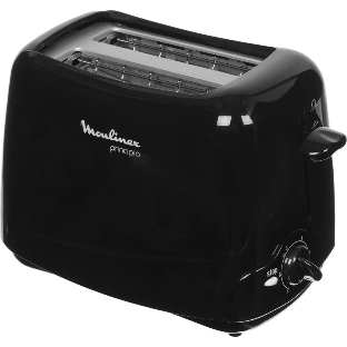 Тостер Moulinex TT1102 черный, 850 Вт, 2 слота